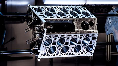 Schema tecnico del motore W16 Bugatti