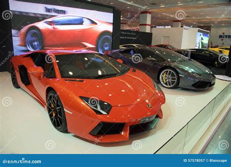 Automobili Lamborghini in esposizione