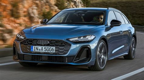 Audi A4 Avant vista frontale e profilo aerodinamico in ambiente urbano