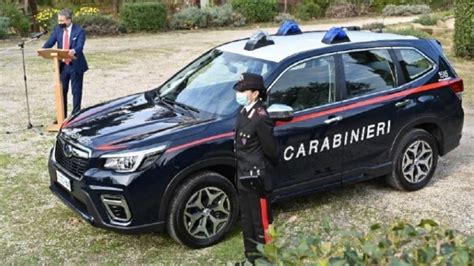 Flotta di Subaru Forester e-Boxer destinate ai Carabinieri