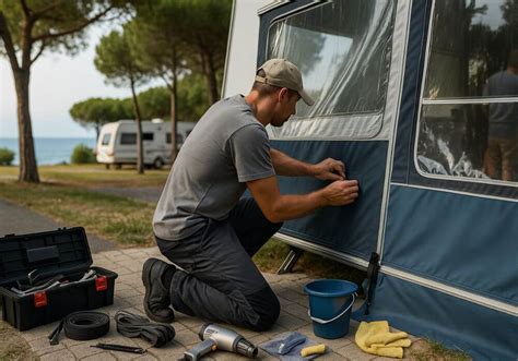 Tecnico specializzato che ripara il portellone di un'auto