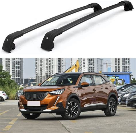 Peugeot 2008 con barre portatutto e portabiciclette Thule