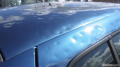 Tipi di danni alla carrozzeria dell'auto