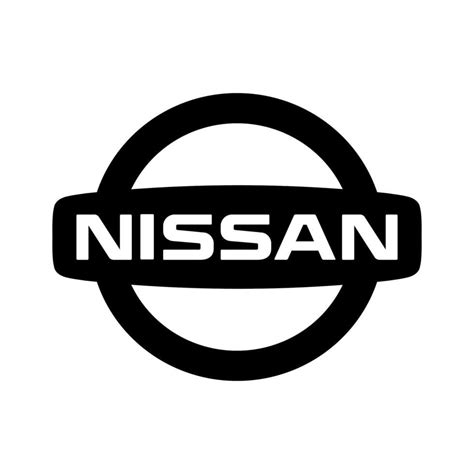Logo Nissan e un'auto in un'officina