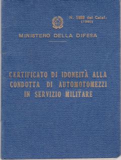 Distinzione patente militare e civile