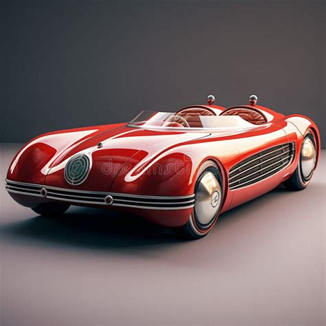Disegno di un'auto sportiva classica