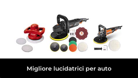 Diverse tipologie di lucidatrici per auto