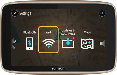 Schermata di TomTom HOME con l'opzione 