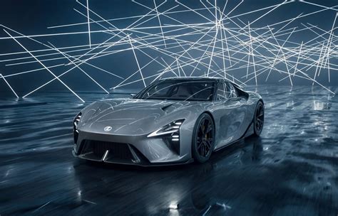 Profilo aerodinamico della nuova Lexus LFA Concept elettrica