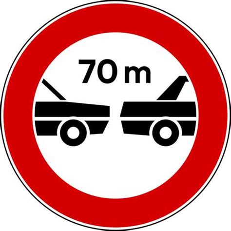 Segnale di distanza di sicurezza