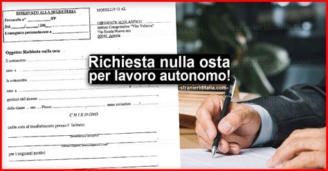 Documenti necessari per nulla osta