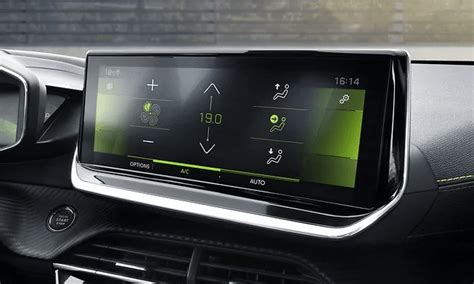 Schermo Peugeot 2008 menu