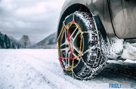Pneumatici invernali e catene