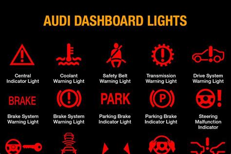 Audi A2 dashboard with service indicator light