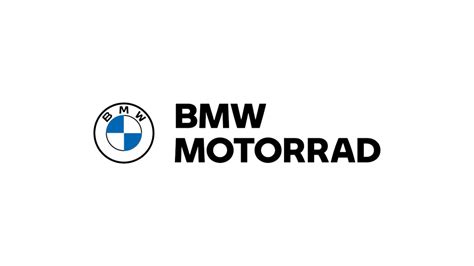 Logo BMW Motorrad con sfondo motociclistico