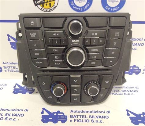 Cruscotto Opel Meriva con comandi riscaldamento