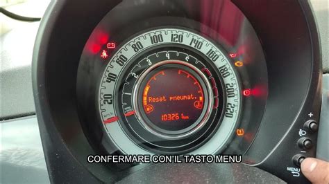 pulsante reset contachilometri fiat 500