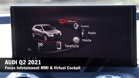 Dettaglio plancia e sistema MMI Audi Q2