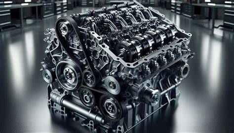 Vista dettagliata del motore Cosworth YBG con coperchio valvole verde