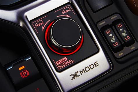 Schema del sistema X-Mode Subaru