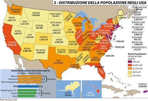 Mappa delle principali aree industriali degli Stati Uniti