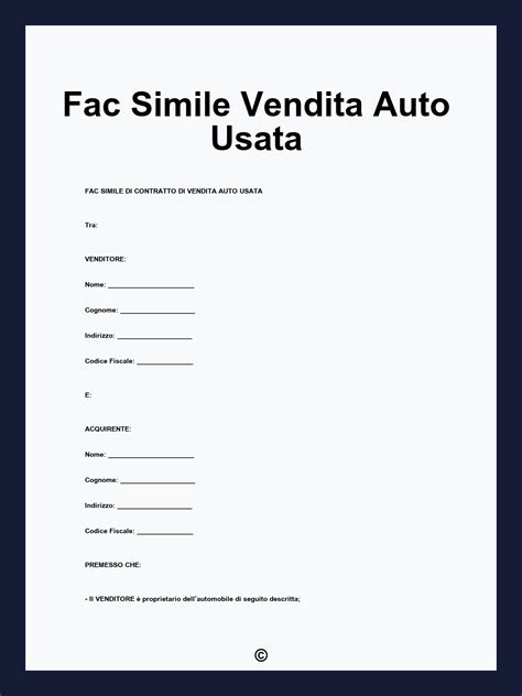 Consulenza vendita auto