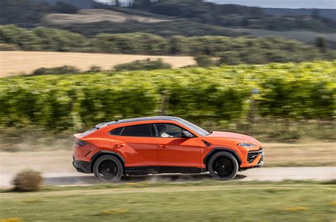Profilo laterale della Lamborghini Urus
