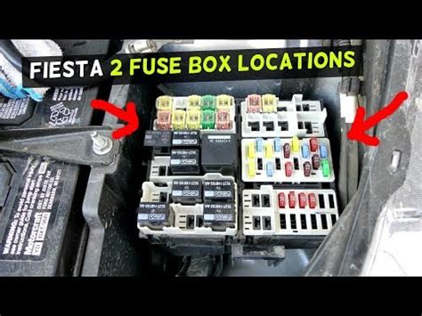 scatola fusibili vano motore Ford Fiesta MK7