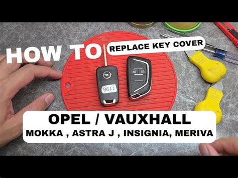 Diagramma esploso della chiave Opel Adam per la sostituzione del guscio