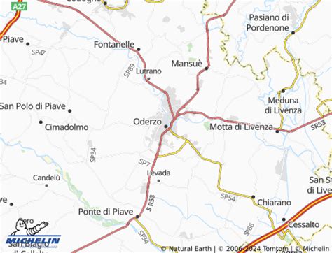 Mappa delle autofficine a Oderzo