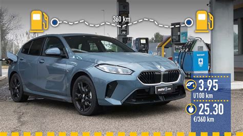 Infografica consumi BMW Serie 1 M Sport