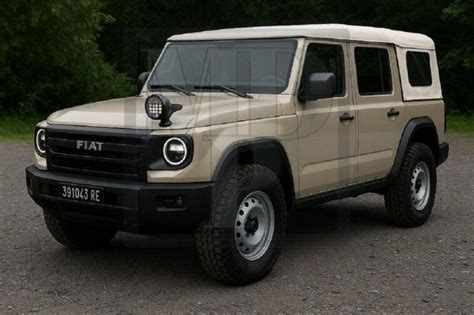 Schizzo del prototipo della Fiat Campagnola