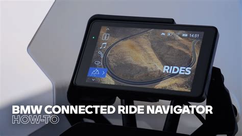 BMW ConnectedRide Navigator in primo piano