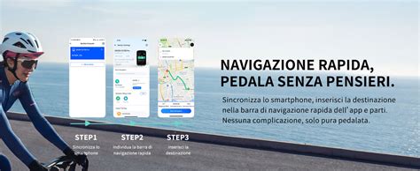 Screenshot di un'interfaccia di navigazione con mappa stradale