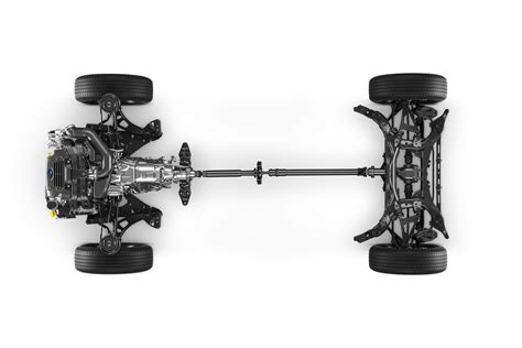 Schema del motore Boxer Subaru e della trazione Symmetrical AWD