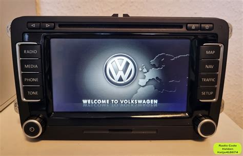Autoradio Volkswagen bloccata con richiesta codice