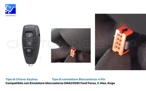 Emulatore bloccasterzo con connettore