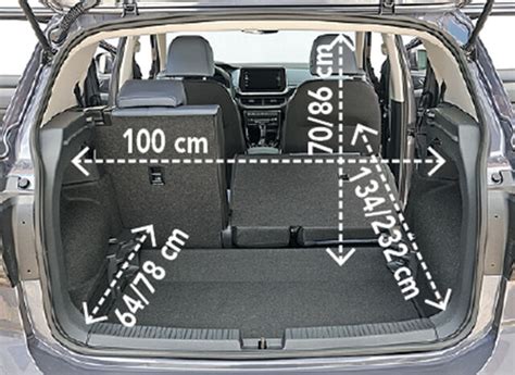 Interni e bagagliaio flessibile Volkswagen T-Cross