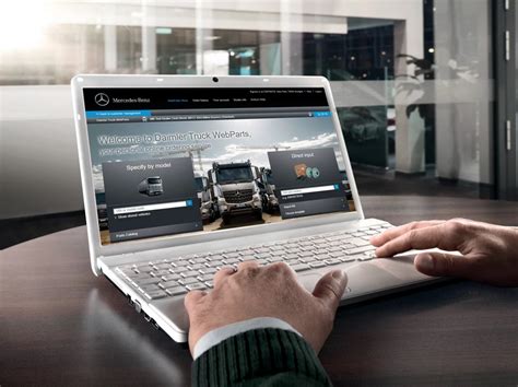 Interfaccia del portale Mercedes-Benz WebParts