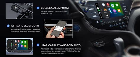 Schema di connessione Bluetooth/Wi-Fi per infotainment auto