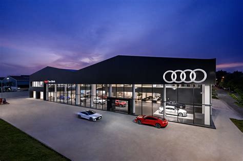 Modern Audi showroom interior