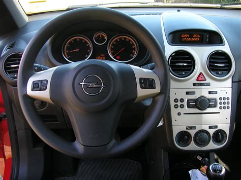 Opel Corsa D interior dashboard