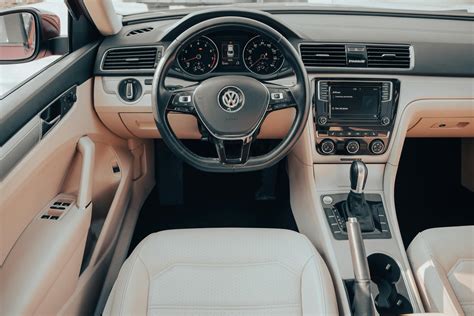 Volkswagen Passat interior Dubai rental
