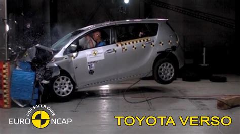 Risultati crash test Euro NCAP Toyota Verso
