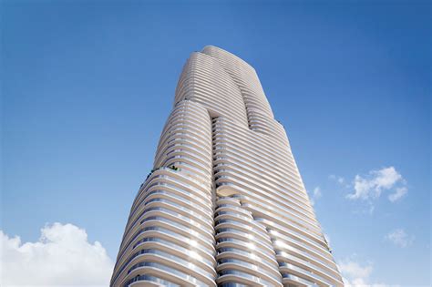 Render di un futuro grattacielo residenziale a Milano