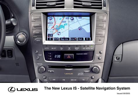 Dynamic Navigation system in Lexus display