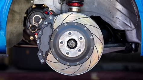 Diagramma di un sistema frenante a disco anteriore di un'auto