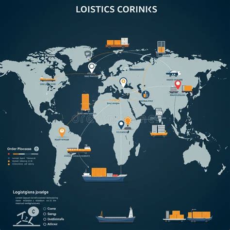 Mappa stilizzata che mostra le principali rotte di spedizione espresso
