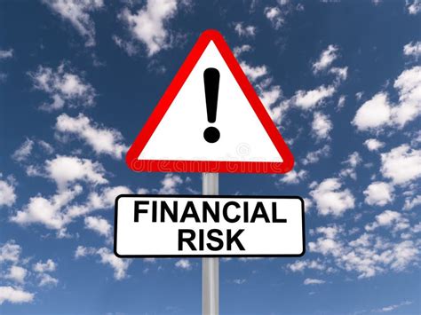 Simbolo di avviso di rischio finanziario