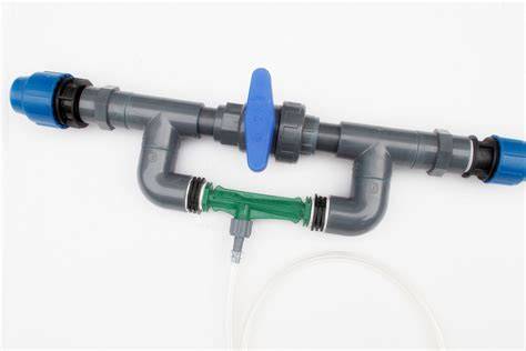 Componenti di un kit Venturi per l'irrigazione